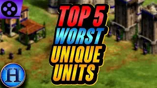 Top 5 Worst Unique Units in AoE2