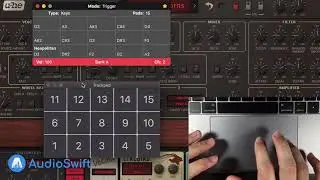 AudioSwift MPE Demo using scales in Trigger Mode