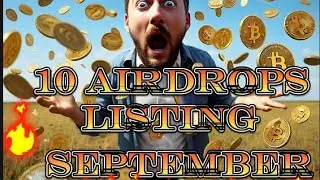 10 AIRDROPS LISTING SEPTEMBER #taptoearn #airdrop #smartphone #