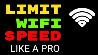 How to Limit Download Speed for Others | Limit WIFI speed in router