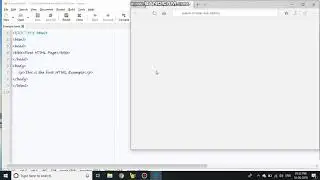 How to create a HTML File?
