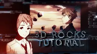 3D ROCKS TUTORIAL- ELEMENT- After Effects AMV Tutorial