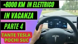 6000 km in elettrico Parte 4 , Supercharger sempre occupati, la soluzione!