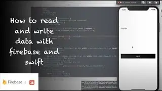 How to read and write data in  firebase  and swift