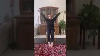 יוגה טיפולית תרגול קצר על כיסא, תשע דקות
