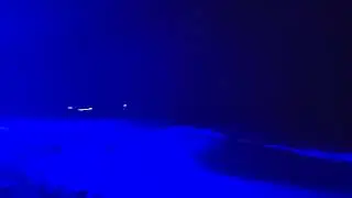 Fujairah beach glow in the dark #bluelights #Fujairahbeach #UAE