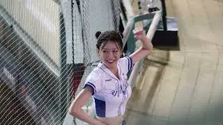 Frankie在欣賞雅英的熱舞 八局超過10分鐘的應援很累 20240821 #이아영
