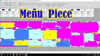 Optitex Marker:Menu Piece