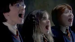 O trio conhece o Fofo - Harry Potter e a Pedra Filosofal (2001)