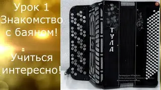 Урок 1. Знакомство с инструментом баян