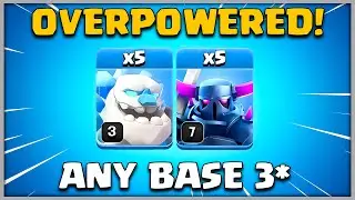 OVERPOWERD - 5 Ice Golem Th11 Attack Strategies in Coc