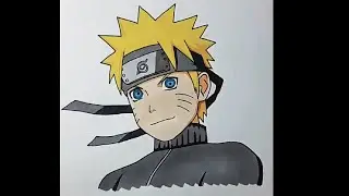 cara menggambar anime Naruto | how to draw anime Naruto | menggambar kartun bagus  
