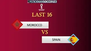 WORLD CUP 2022 ON SS18 MOROCCO VS SPAIN LAST 16 CUSTOM HIGHLIGHTS