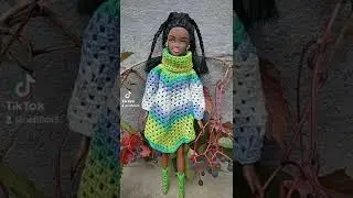 Одежда для Барби 💚 #crochet #barbie #hendmade