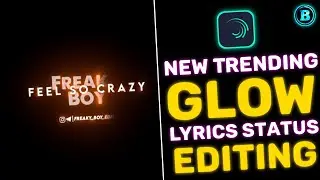 New Trending Glow lyrics editing in Alight Motion😍 | Node video editor | editing tutorial Tamil