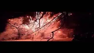 Fireworks at Sandvik 150 years anniversary - Sandvik 150 år Fyrverkeri - Салют (HD)