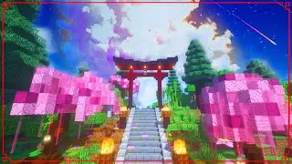 ⛩️ Minecraft Torii Gate Tutorial  (EPIC)⛩️