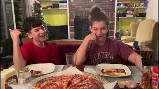 Pizza Mukbang with Q&A , ailece pizza mukbang yapiyoruz