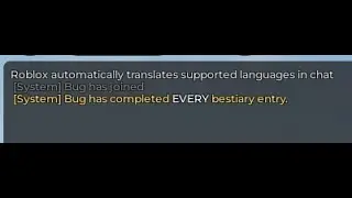 Completing Every Bestiary in Fisch