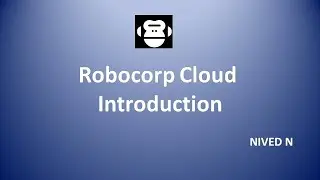 Robocorp Cloud -  Introduction