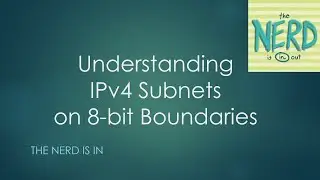 Sub-netting IPv4 on 8 bit Boundaries