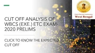 WBCS 2020 CUT OFF|Cut Off mark wbcs preliminary 2020 | Cut off marks WBCS 2020 | WBCS prelims 2020 |
