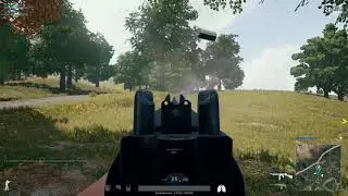 Roasting a UAZ with the Tommy Gun - Player Unknown's Battlegrounds (Test Server)