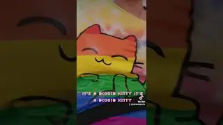 rainbow pride boob kitty!