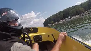 Quake and Cowboy's First Time On An Outboard DragBoat