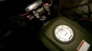 Geon Scrambler 250 холодный запуск двигателя.