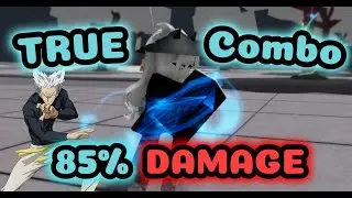 TRUE 85% Unescapable Garou Combo || The Strongest Battlegrounds 