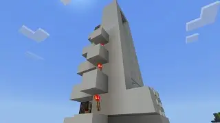 Простой и быстрый лифт в Майнкрафте.