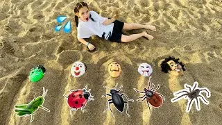 ELİF SİNEM.KALE YAPTI VE BÖCEKLER ÇIKTI???!!!!!!