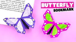 How to make origami BUTTERFLY BOOKMARK [origami Demon Slayer, Kimetsu No Yaiba]