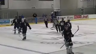 Sébastien Lafferière having fun during warm-up, Feb 24th 2024