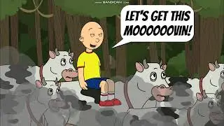 Caillou Causes a Stampede of Cows/Grounded