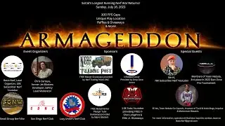 SoCal Armageddon Nerf War 2023 Announcement, July 16, 2023! / Channel Updates