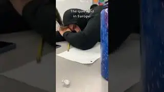 Quiet kid in Europe