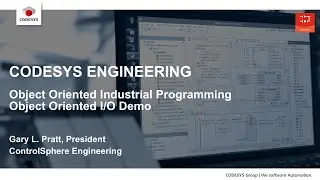 Object Oriented Industrial Programming - Object Oriented I/O Demo