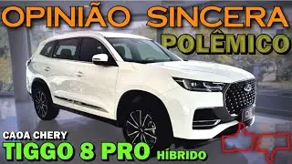POLÊMICA - Chery Tiggo 8 Pro híbrido! O que veio e o que mudou? Faltou equipamento? Mudou volante?