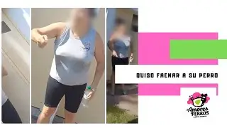 Mujer lleva a fainar a su perro a la carnicería.
