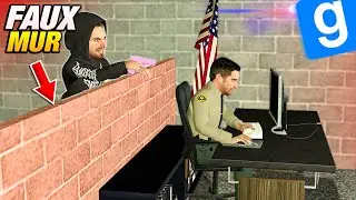 A FAKE WALL at the POLICE CHIEF! Gmod DarkRP