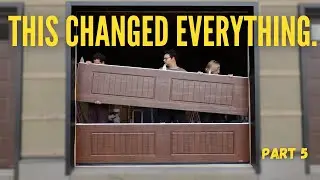 *EMOTIONAL* we finally have garage doors! 😍 |THE GARAGE BUILD