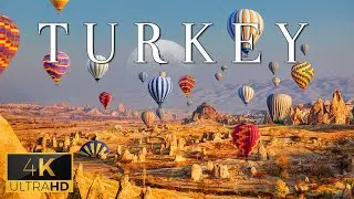 FLYING OVER TURKEY (4K UHD) - Peaceful Music With Wonderful Natural Videos For Relaxation On TV