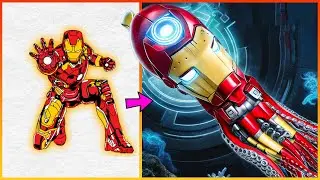 AVENGERS But Squids 🦑: Every Marvel & DC Hero as a Powerful Super Squid (2024) 💥