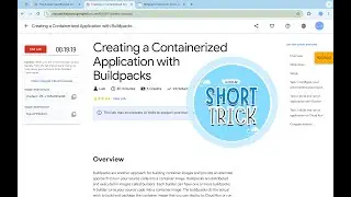 Creating a Containerized Application with Buildpacks | #qwiklabs | #coursera  | [With Explanation🗣️]