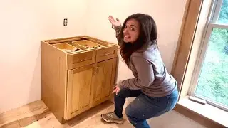 MY KITCHEN CABINETS ARE GOING IN!! 🤩🤩🤩