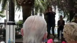 Mijas Pueblo, Flamenco at Plaza Virgen de la Peña.