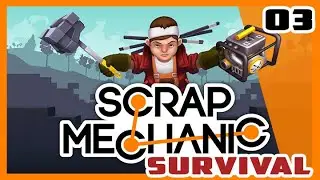 Lezuhantunk, de túléltük - SCRAP MECHANIC SURVIVAL - [S01E03]