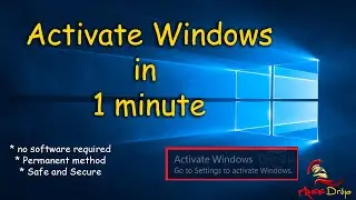 Activate Windows 10 , 8 for free in 1 Min 2021 | No Software Required | Fully Working Method